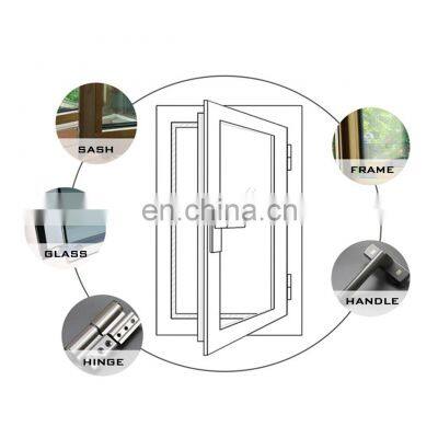 top selling products 2022 special new design large aluminium window frame High quality tempered glass casement windows