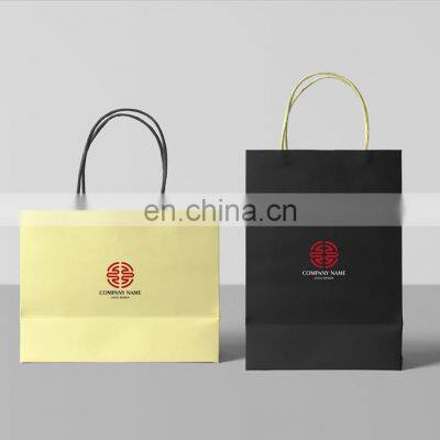 Free Samples OEM Manufacturer High Quality Food Grade Customized Printing Logo Takeaway White Kraft Paper Shopping Bags for Food photo-2
