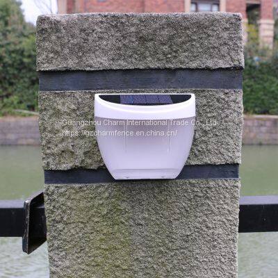 Light Controlled Solar Energy 8LED Garden Wall Lamp Fence Lamp Outdoor Fence Lamp Solar Lawn Lamp Street Lamp photo-2