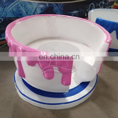 Indoor and Outdoor Adult and Kids Game Funfair Rides Amusement Fairground Rotating Coffee Cup for Sale photo-3