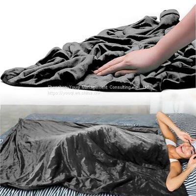 Bedroom Fast Heating Electric Blanket/ High Quality Grey Electric Blanket/ photo-2