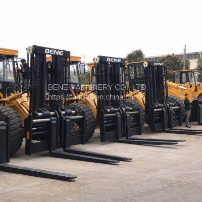BENE 20ton Articulated Rough Terrain Forklift 20T 4X4 Off-road Forklift Truck ROPS photo-5
