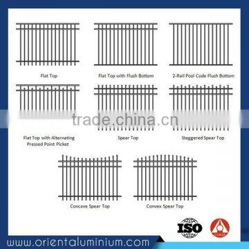 Customized Aluminum Fencing of Modern Houses