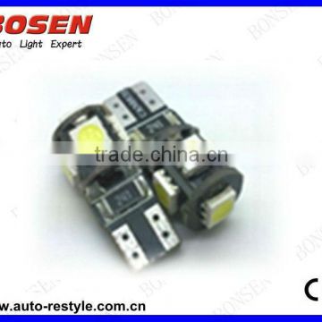 2013 hot sale T10-5SMD-5050 canbus LED