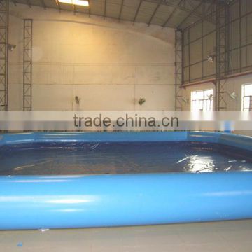 Commercial light blue color inflation swimming pool prices