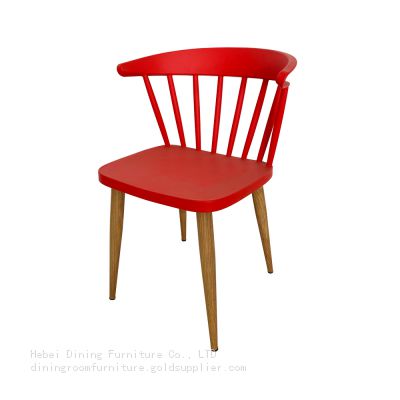 Plastic Chair with Metal Legs Home Conference Chair DC-N08A