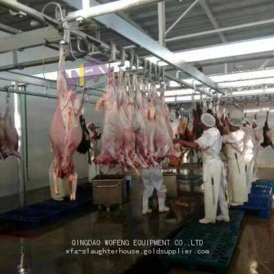 Goat Abattoir Carcass Processing Convey Rail For Lamb Slaughtering Machine