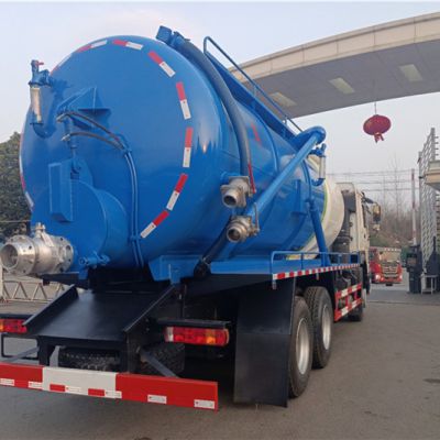 4-12cbm Sludge Disposal Fecal Truck Vacuum Sewage Suction Truck