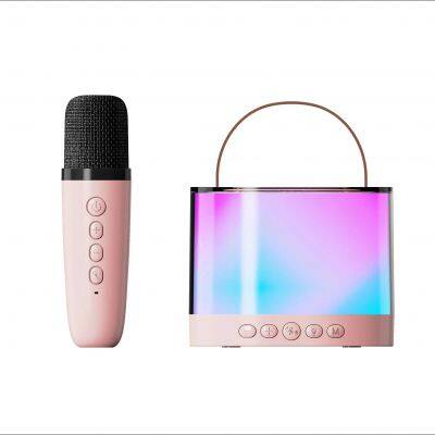 Modern Smart Portable Speakers Easy To Carry Big Battery Capacity  Output Power 5W Waterproof K52 Karaoke Speaker With Mic