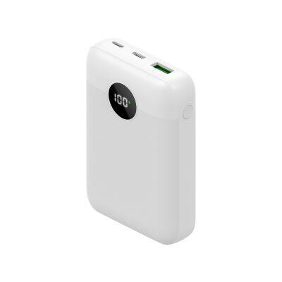 White Cubid 10000mAh Li-ion Battery Portable Charger Power Banks & Station Product