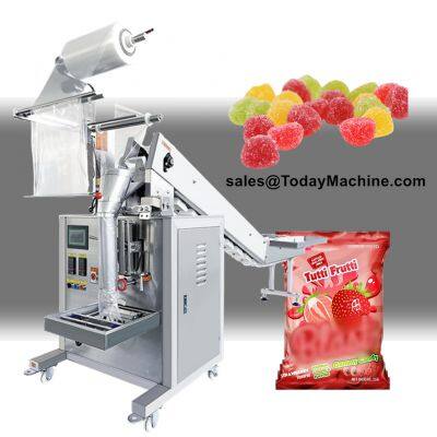 Snack Nut Popcorn Dried Fruit Biscuit Potato Chip Bag Packing Machine with Chain Bucket