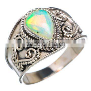 AUSTRALIAN,ETHIOPIAN OPAL 925 STERLING SILVER RING ,925 STERLING SILVER JEWELRY WHOLE SALE,JEWELRY EXPORTER,WHOLESALE SILVER