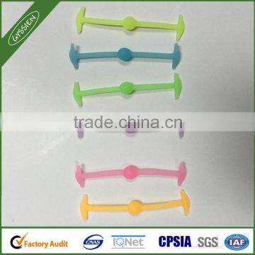 silicone lazy shoelaces Glow in the Dark Neon Colors