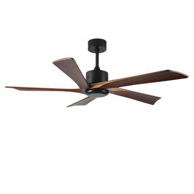 52inch Ceiling Fan With Solid Wood Blades Remote Cotroller Ceiling Fan With Light