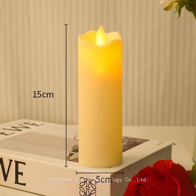 LED Flameless Tea Light Candle with Custom Logo for Wedding Home Decor Halloween Ramadan