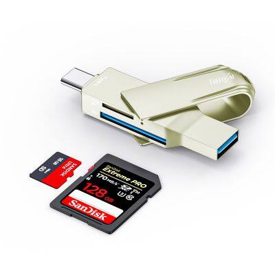 Factory OTG Carder Reader USB 3.0 Type-C Multi-function Card Reader/writer