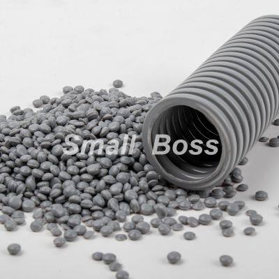 Pvc Rigid Pipe in Corrugated Plastic Tubes for Electrical Cable protection PVC Compound Granules