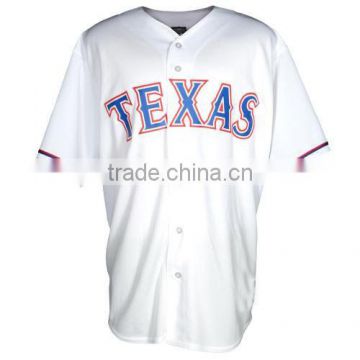 Professional supply plain white baseball jersey shirts