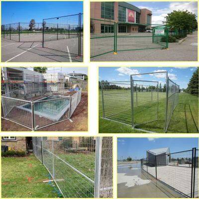 Canada Temporary Fence con diseño anti-escalada y calibre de alambre de 3mm photo-4