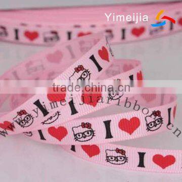 Love printed ribbon printing spool