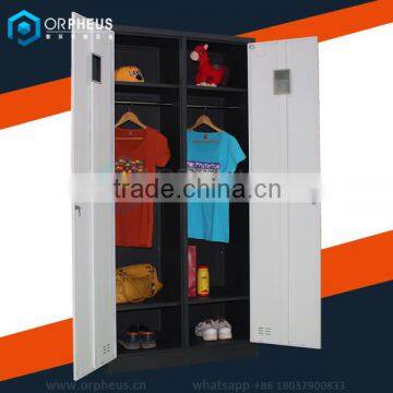 School metal furniture waiting room 2 door storage cupboard Peking student Gymnasium cheap gym metal locker metal school locker