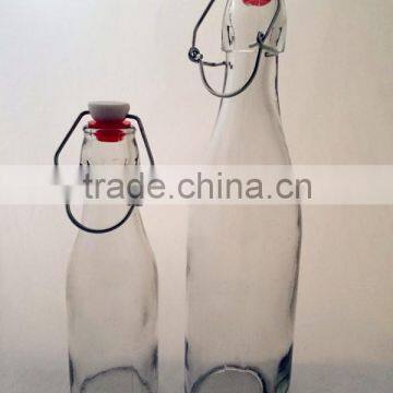 250ml 500ml glass bottle with swing top