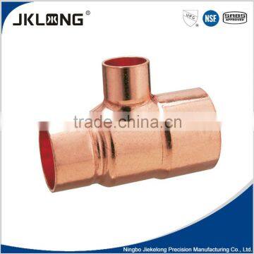 copper fitting UPC NSF , copper reducing tee for plumbing pipe