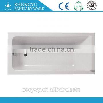 SY-2010 white cheap acrylic bathtub