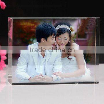 Crystal polished photo crystal graduation gifts