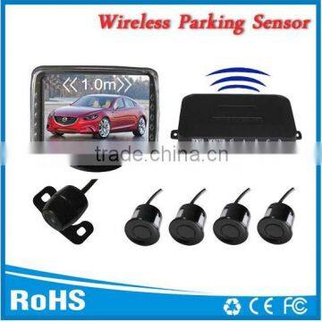 Wireless reverse assistant parking sensor for safety parking universal for all cars