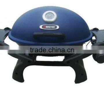 2 Folding Tables Blue Round Portable Barbecue Table Gas Grill bbq                        
                                                Quality Choice