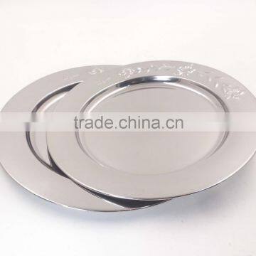 New Design Stainless Steel Mirror Dish Plate Food Plate Quality Choice photo-2