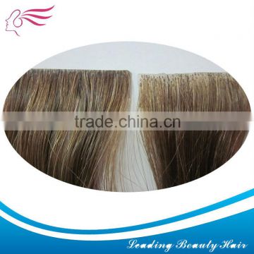 Remy Human Hair Weft Tape in hair