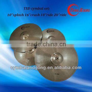 TXD manual cymbal set:10"-20" handmade cymbal