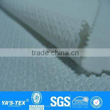 White Diamond Lattice Polyester Spandex Fabric Wholesale For Moutaineering