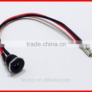 KET Terminal UL 1015 20GA red/black wire with DC connector Wire Assembly