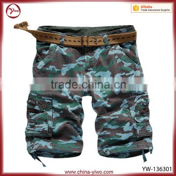 2016 Summer new stylish military boys 6 pocket shorts