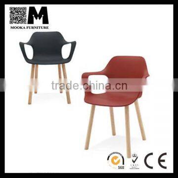 2015 wood leg plastic modern office furniture