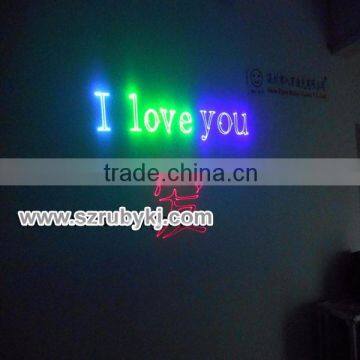 for wedding mini combined effect text rgb laser light