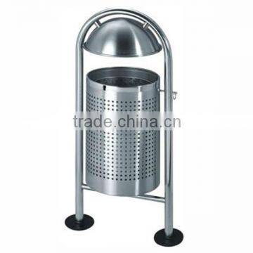 hot sell outdoor metal recycling dustbin,rubbish bins for garden