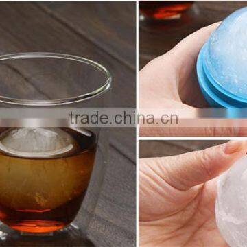 Custom Printing Logo Silicon Ice Cube Tray Reasonable Price Best Quality Silicone Ice Ball Makers photo-3