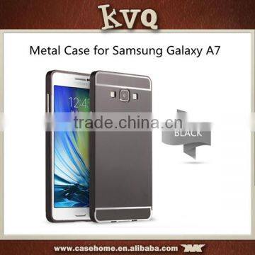 Metal Aluminum phone case For samsung galaxy A7 Bumper hybrid cover case