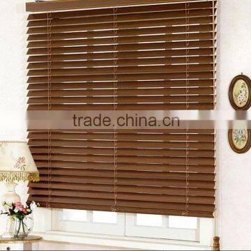 beautiful luxury PVC faux wood venetian blinds blackout wooden blind