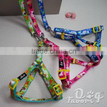 2016 Pink /Blue / Green Camouflague Adjustable Pet Vest and Leashes for small dog