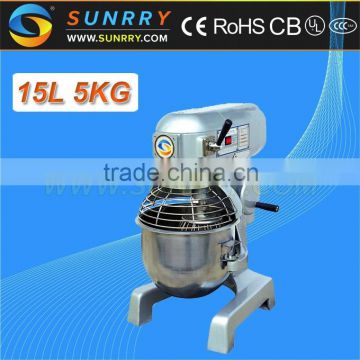 Electric food mixer Capacity 5kg electric food mixer 15 L small food mixers for CE (SY-FM15 SUNRRY)