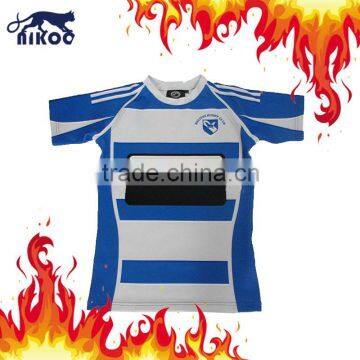 Hot selling full sublimated mens rugby jersey Custom Rugby Top