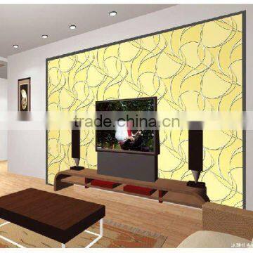 TV backgournd wall mirror/golden decorative background wall mirror glass
