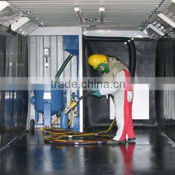 sand blasting room for manual cleaning sand Blasting room/surface derust