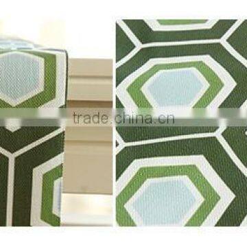 Poly Cotton Printing Table Linen Green Table Runners photo-2