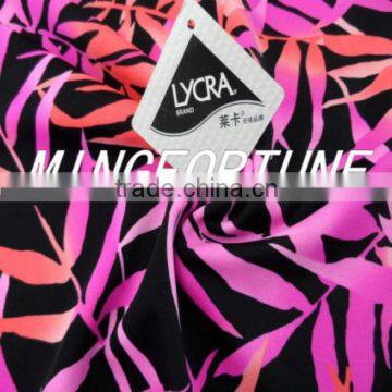 Dri fit fabric polyamide spandex printed fabric